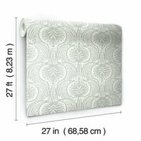 Lotus Palm Wallpaper Wallpaper Ronald Redding Designs   