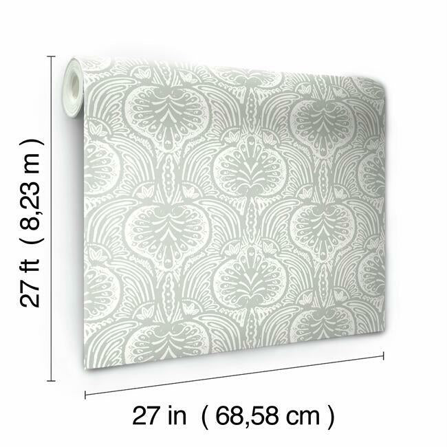 Lotus Palm Wallpaper Wallpaper Ronald Redding Designs   