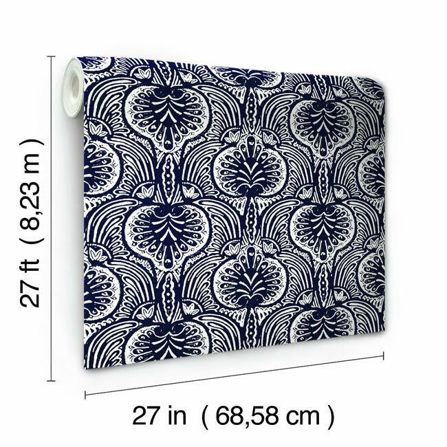 Lotus Palm Wallpaper Wallpaper Ronald Redding Designs   