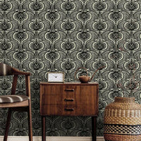 Lotus Palm Wallpaper Wallpaper Ronald Redding Designs   