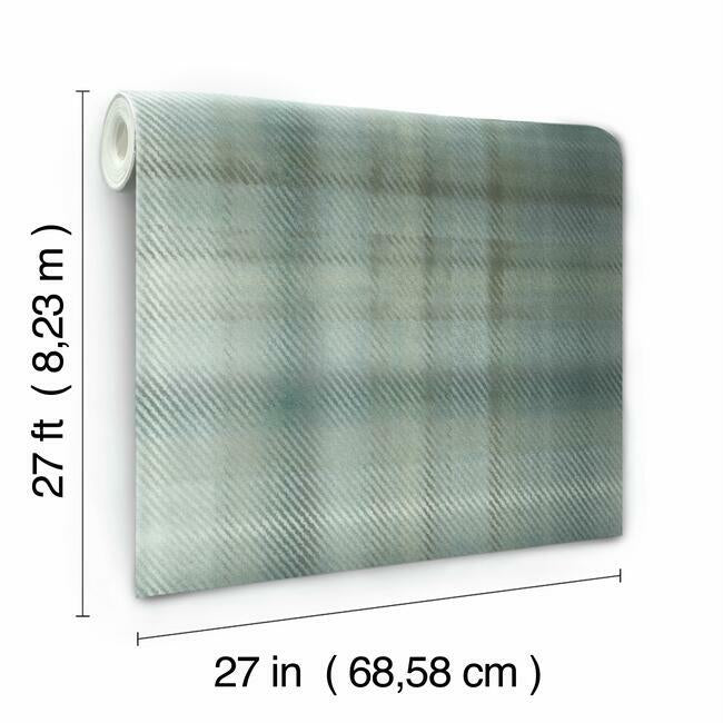 Sterling Plaid Wallpaper Wallpaper Ronald Redding Designs   