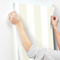Awning Stripe Peel and Stick Wallpaper Peel and Stick Wallpaper RoomMates   