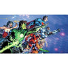 Justice League XL Wall Mural Wall Mural RoomMates Each Blue 