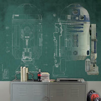 Star Wars R2D2 XL Wall Mural Wall Mural RoomMates   