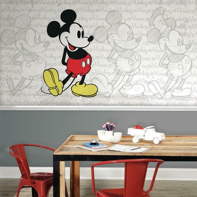 Disney Classic Mickey XL Wall Mural Wall Mural RoomMates   