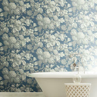 Antique Floral Sure Strip Wallpaper Wallpaper York   