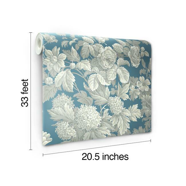 Antique Floral Sure Strip Wallpaper Wallpaper York   