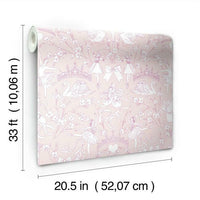 Ballet Toile Wallpaper Wallpaper York   