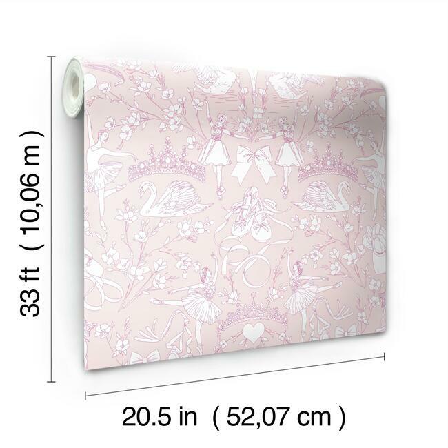 Ballet Toile Wallpaper Wallpaper York   