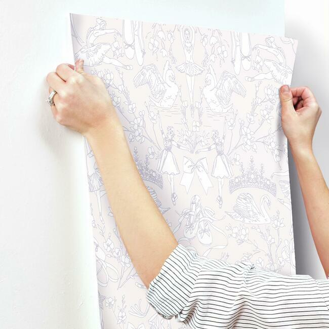 Ballet Toile Wallpaper Wallpaper York   