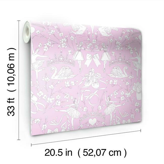 Ballet Toile Wallpaper Wallpaper York   