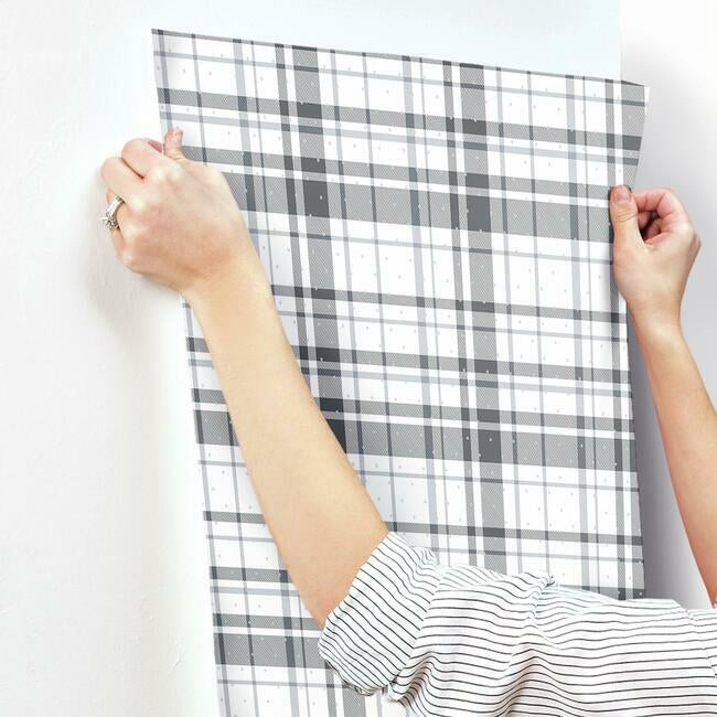 Polka Dot Plaid Wallpaper Wallpaper York   