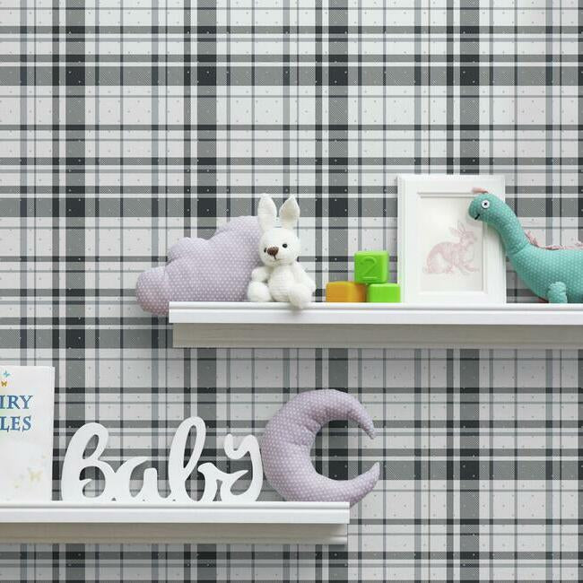 Polka Dot Plaid Wallpaper Wallpaper York   