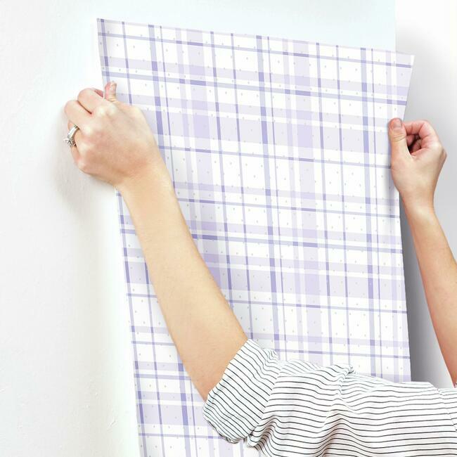 Polka Dot Plaid Wallpaper Wallpaper York   