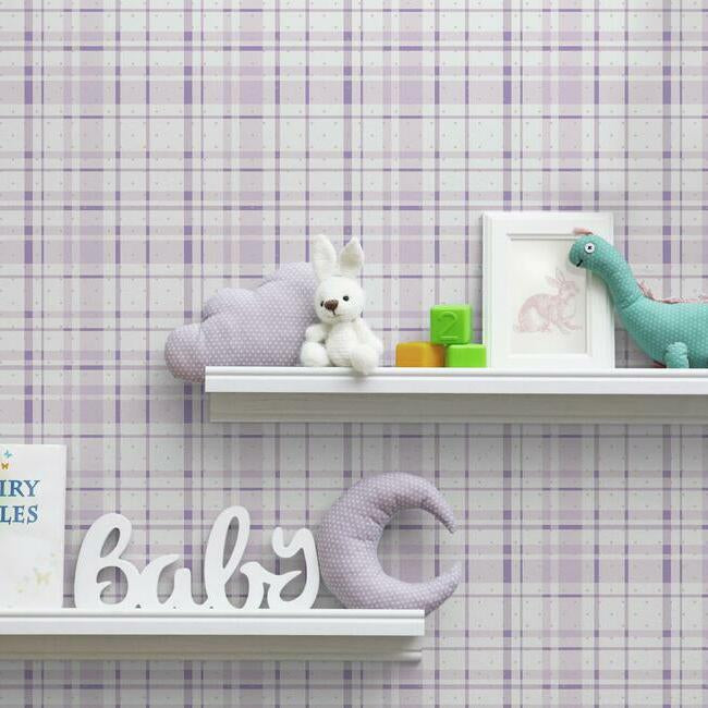 Polka Dot Plaid Wallpaper Wallpaper York   