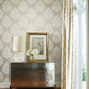 Teardrop Damask Wallpaper Wallpaper Ronald Redding Designs   
