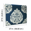 Teardrop Damask Wallpaper Wallpaper Ronald Redding Designs   