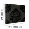 Teardrop Damask Wallpaper Wallpaper Ronald Redding Designs   