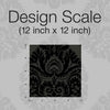 Teardrop Damask Wallpaper Wallpaper Ronald Redding Designs   