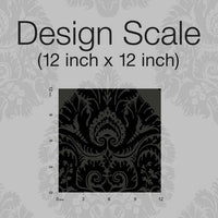 Teardrop Damask Wallpaper Wallpaper Ronald Redding Designs   