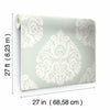 Teardrop Damask Wallpaper Wallpaper Ronald Redding Designs   