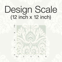 Teardrop Damask Wallpaper Wallpaper Ronald Redding Designs   