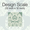 Teardrop Damask Wallpaper Wallpaper Ronald Redding Designs   