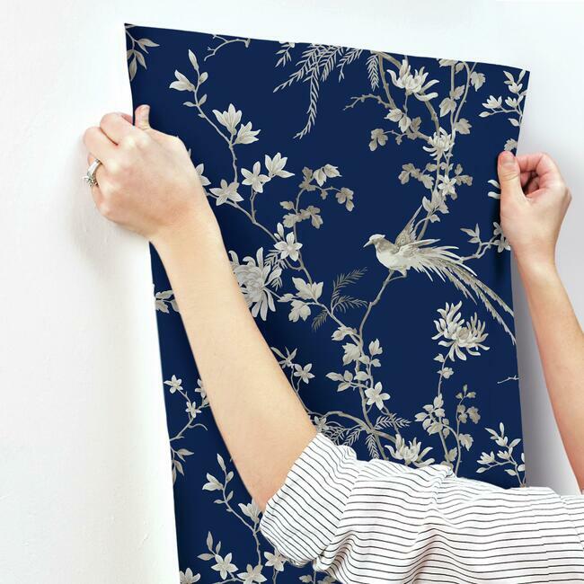 CHINESE FLORAL Wallpaper Sample - Wallpaper samples - Wallpaper - Products