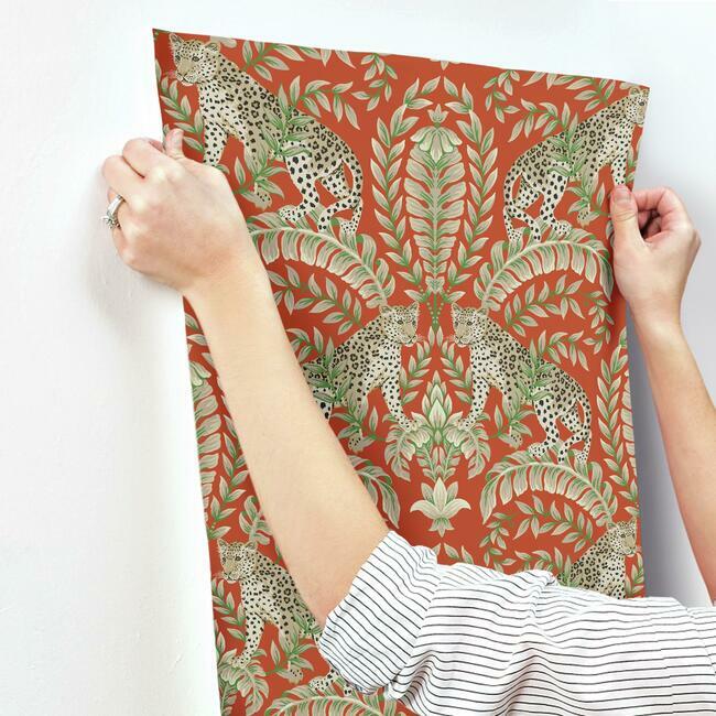 Jungle Leopard Wallpaper Wallpaper Ronald Redding Designs   