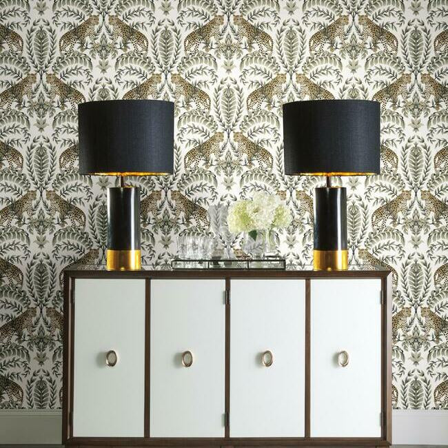 Jungle Leopard Wallpaper Wallpaper Ronald Redding Designs   