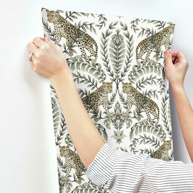 Jungle Leopard Wallpaper Wallpaper Ronald Redding Designs   