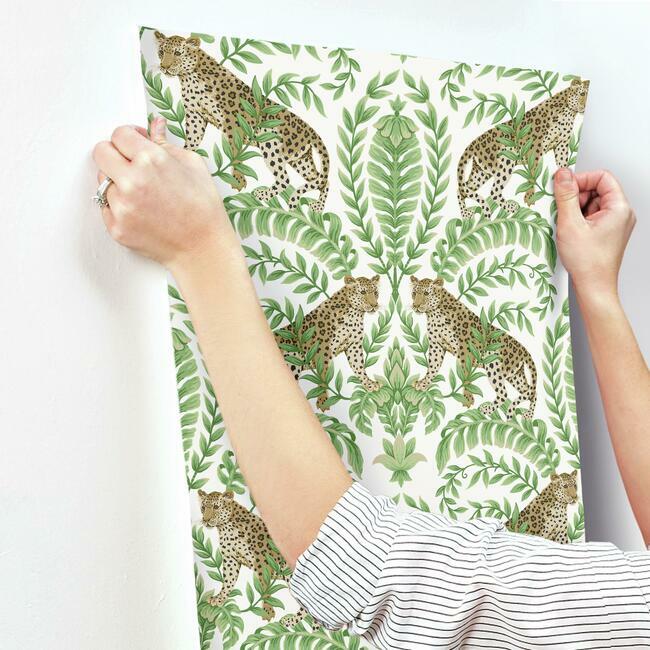 Jungle Leopard Wallpaper Wallpaper Ronald Redding Designs   