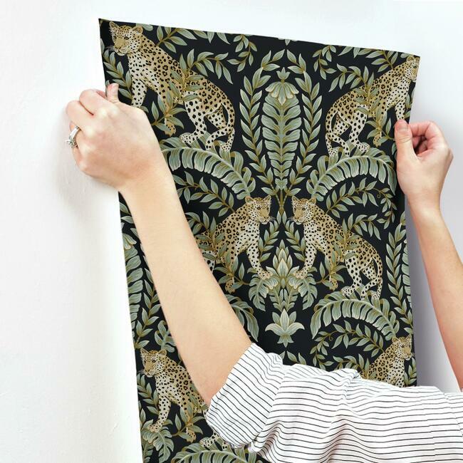 Jungle Leopard Wallpaper Wallpaper Ronald Redding Designs   