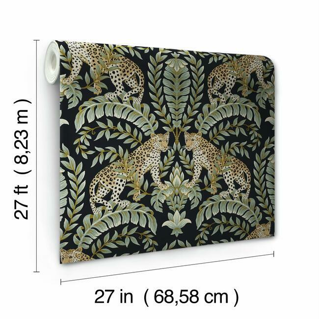 Jungle Leopard Wallpaper Wallpaper Ronald Redding Designs   