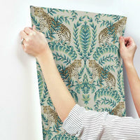 Jungle Leopard Wallpaper Wallpaper Ronald Redding Designs   