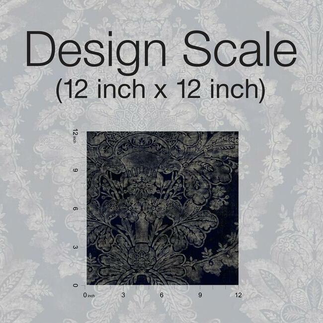 Charleston Damask Wallpaper Wallpaper Ronald Redding Designs   