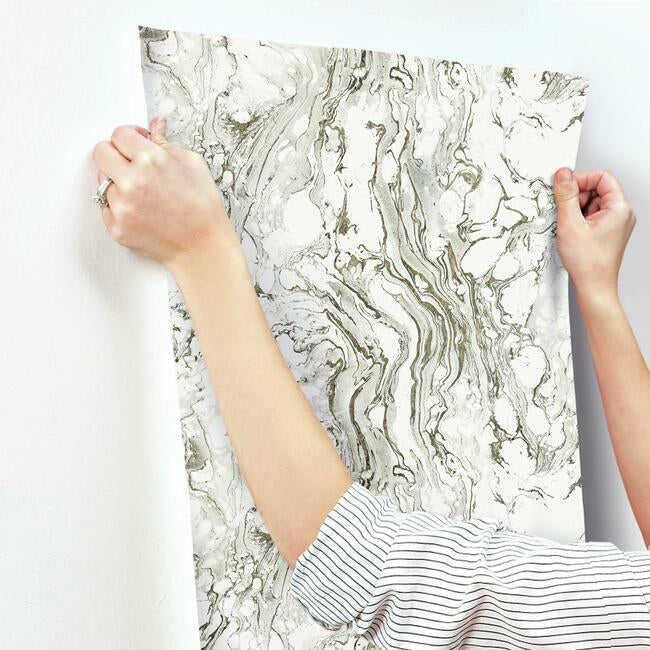 Polished Marble Wallpaper Wallpaper Ronald Redding Designs   