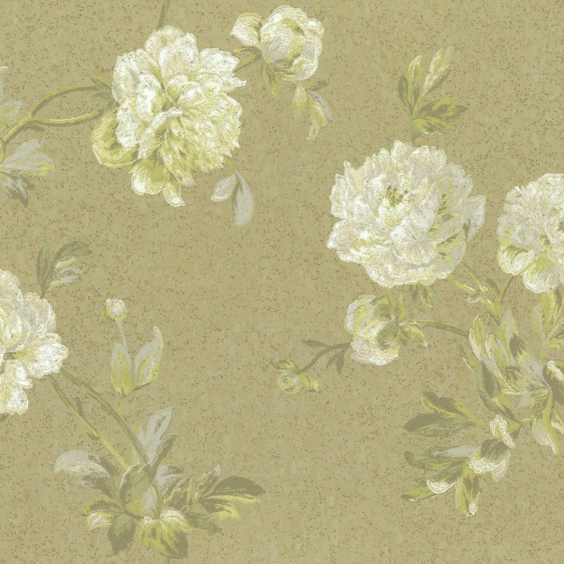 Whitworth Peony Wallpaper Wallpaper Ronald Redding Designs Double Roll Gold 