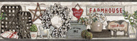 Farmhouse Shelf Border Wallpaper Border York Sample  
