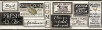 Farm To Table Border Wallpaper Border York Spool  