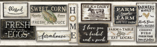 Farm To Table Border Wallpaper Border York Spool  