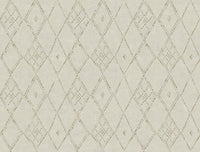 Souk Diamonds Wallpaper Wallpaper York Designer Series Double Roll Taupe/Gold 