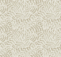 Zora Wave Wallpaper Wallpaper York Designer Series Double Roll Taupe 