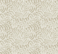 Zora Wave Wallpaper Wallpaper York Designer Series Double Roll Taupe 