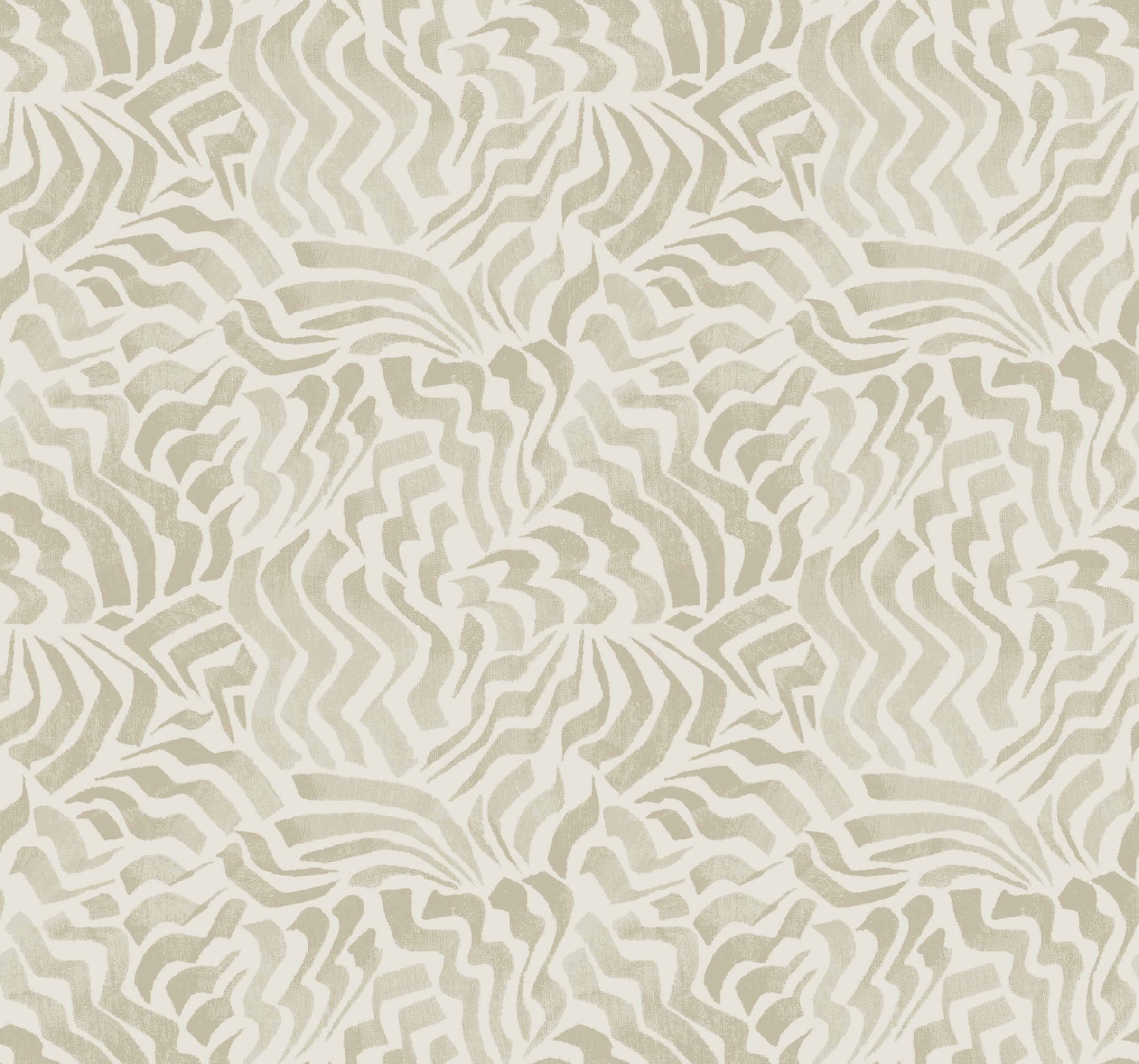 Zora Wave Wallpaper Wallpaper York Designer Series Double Roll Taupe 