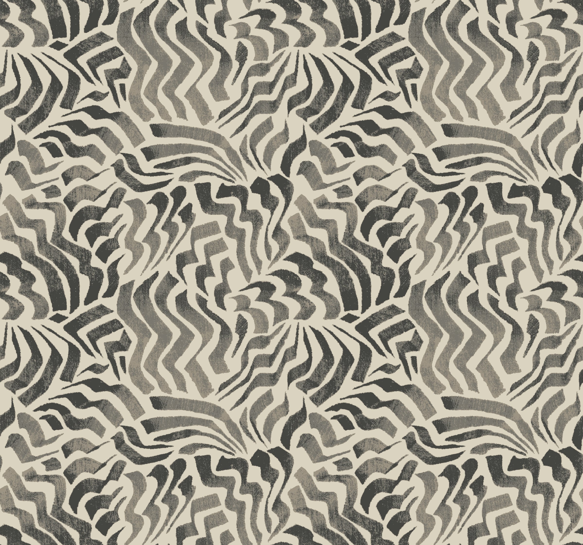 Zora Wave Wallpaper Wallpaper York Designer Series Double Roll Charcoal 