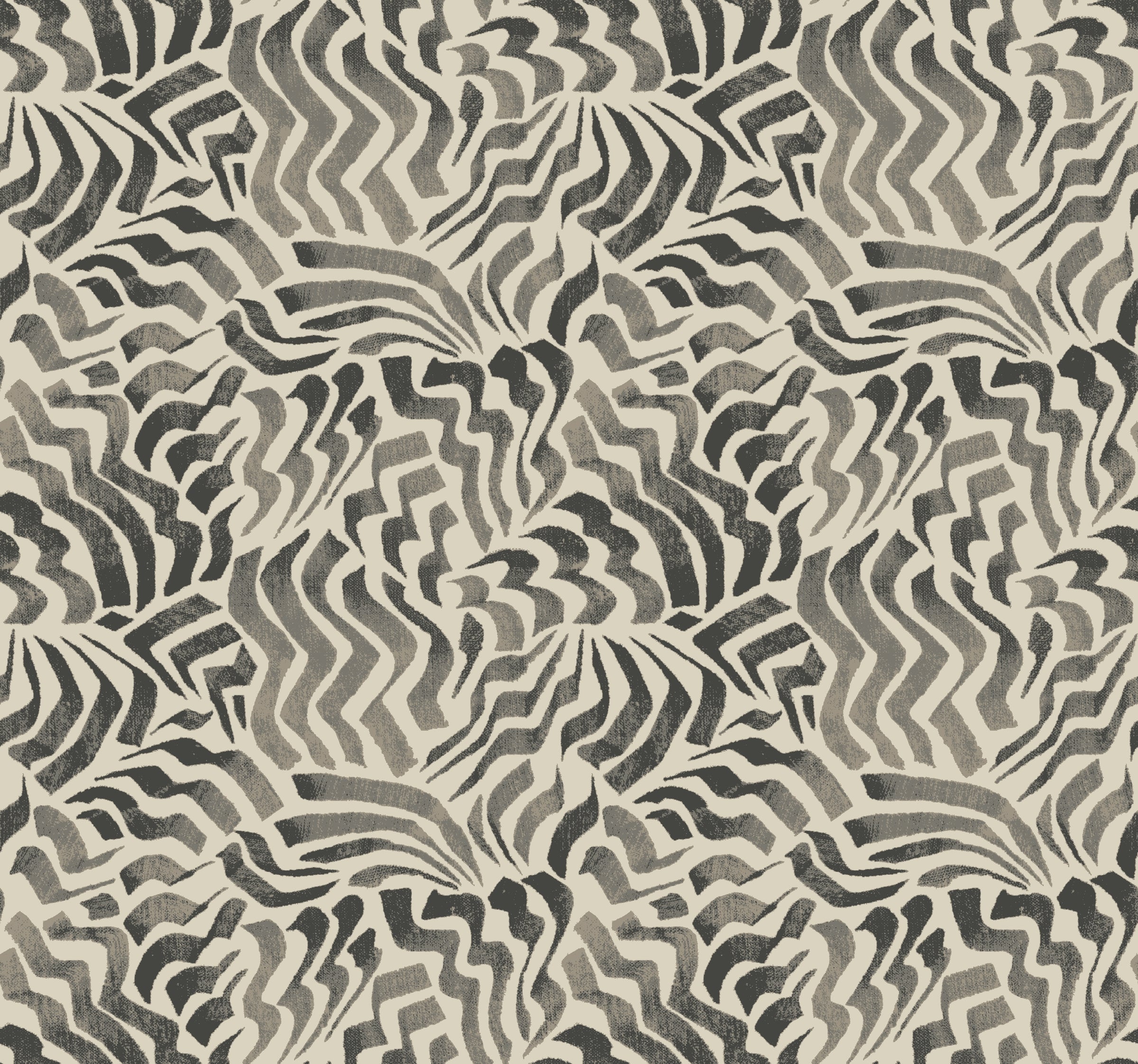 Zora Wave Wallpaper Wallpaper York Designer Series Double Roll Charcoal 