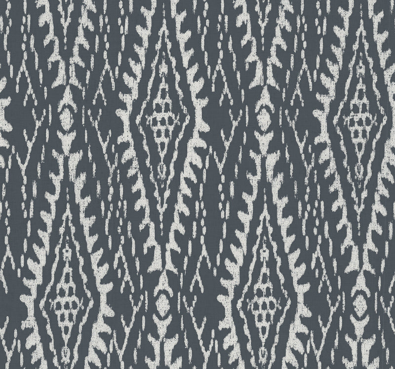 Rousseau Paperweave Wallpaper Wallpaper York Designer Series Double Roll Charcoal 