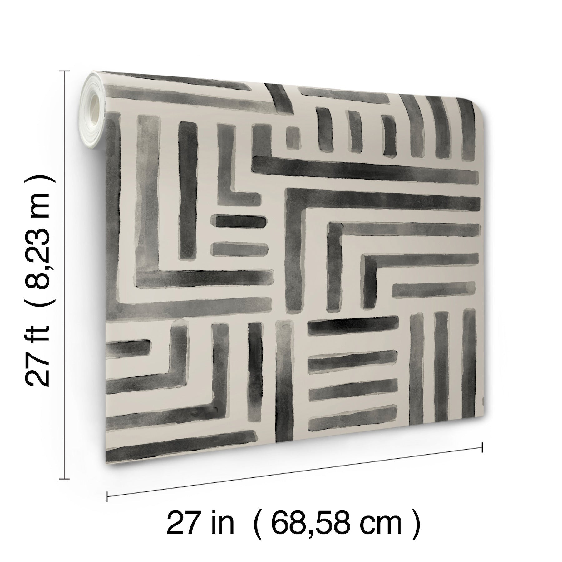 Painterly Labyrinth Wallpaper Wallpaper York Designer Series   
