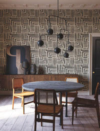 Painterly Labyrinth Wallpaper Wallpaper York Designer Series   